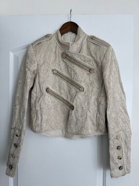 NWT ZW COLLECTION LIMITED EDITION JACQUARD CROPPED NAPOLEON JACKET